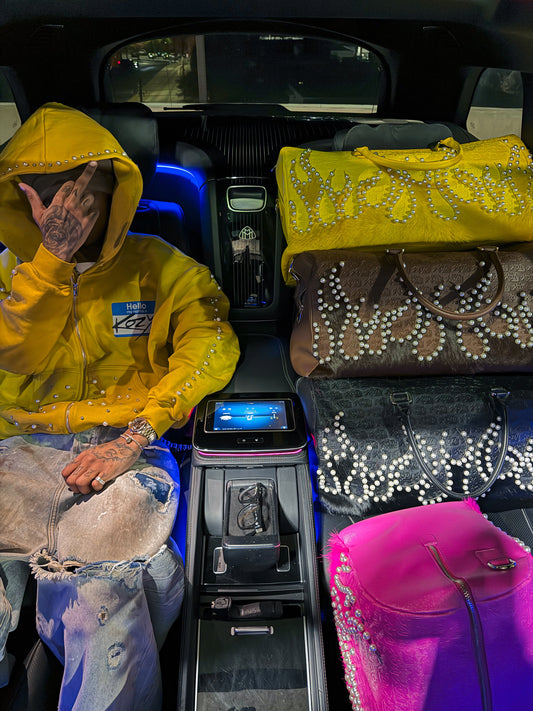 Black Kozy Flame Travel Bag